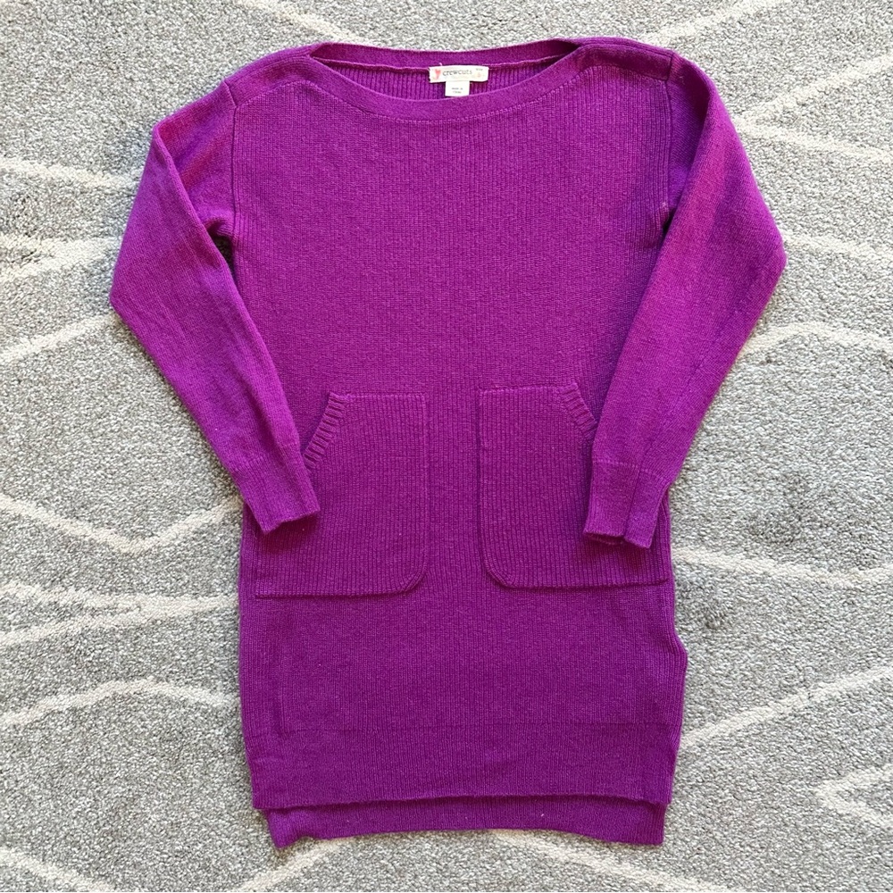 Crewcuts Violet Neon Purple Sweater Dress